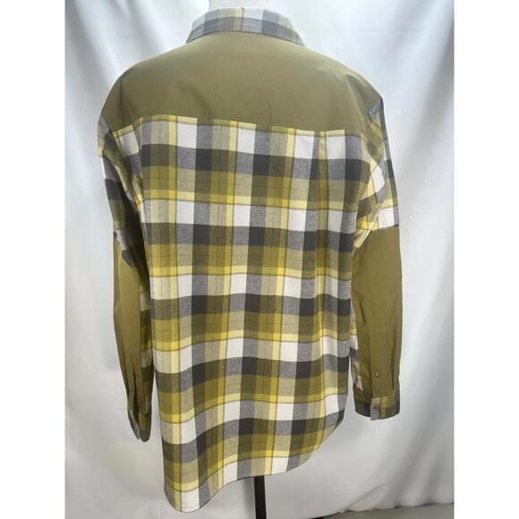 Bass Heavyweight Combo Shacket Flannel Elbow Patches Green L - Picture 3 of 11